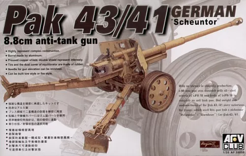 Afv Club - 8,8 cm PAK 43/41 ANTITANK GUN 